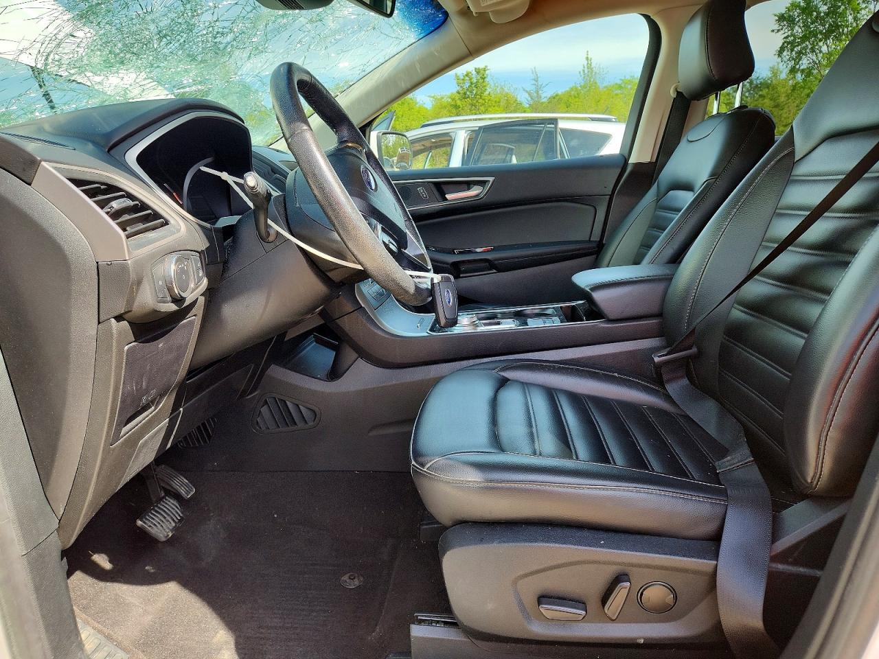 2020 Ford Edge Sel White vin: 2FMPK4J92LBB06008