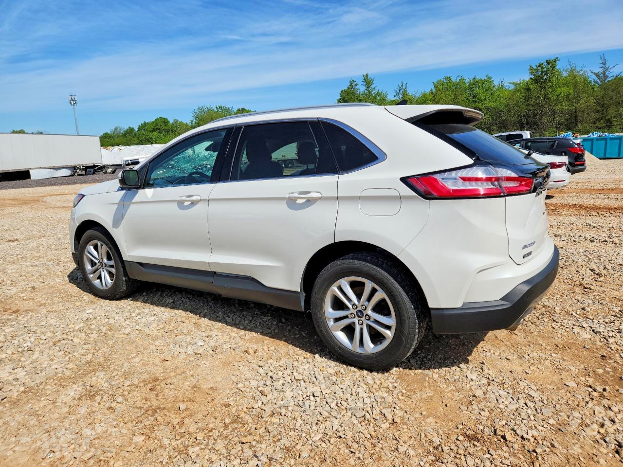 2020 Ford Edge Sel White vin: 2FMPK4J92LBB06008