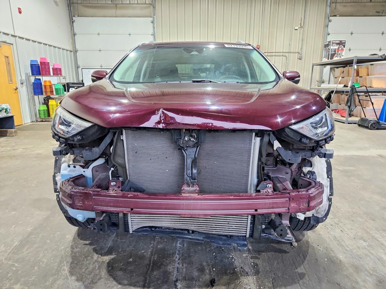 2020 Ford Edge Sel Maroon vin: 2FMPK4J92LBB30390