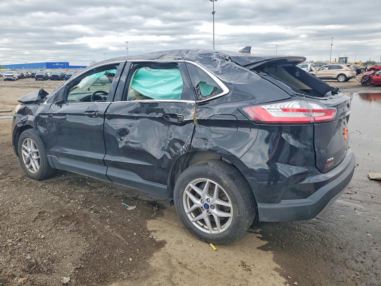 2022 Ford Edge Sel Black vin: 2FMPK4J92NBA02590