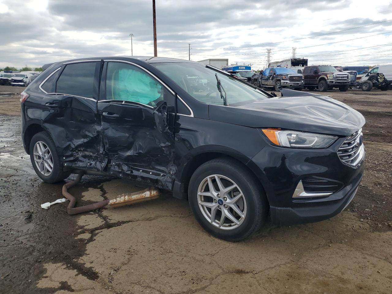 2022 Ford Edge Sel Black vin: 2FMPK4J92NBA02590