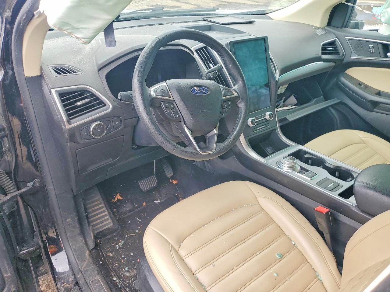 2022 Ford Edge Sel Black vin: 2FMPK4J92NBA02590