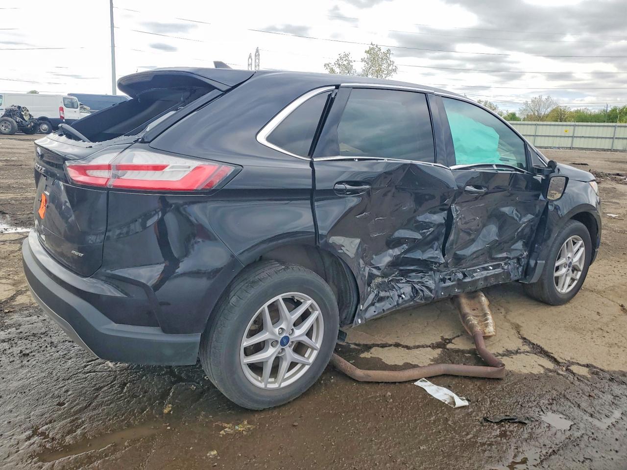 2022 Ford Edge Sel Black vin: 2FMPK4J92NBA02590