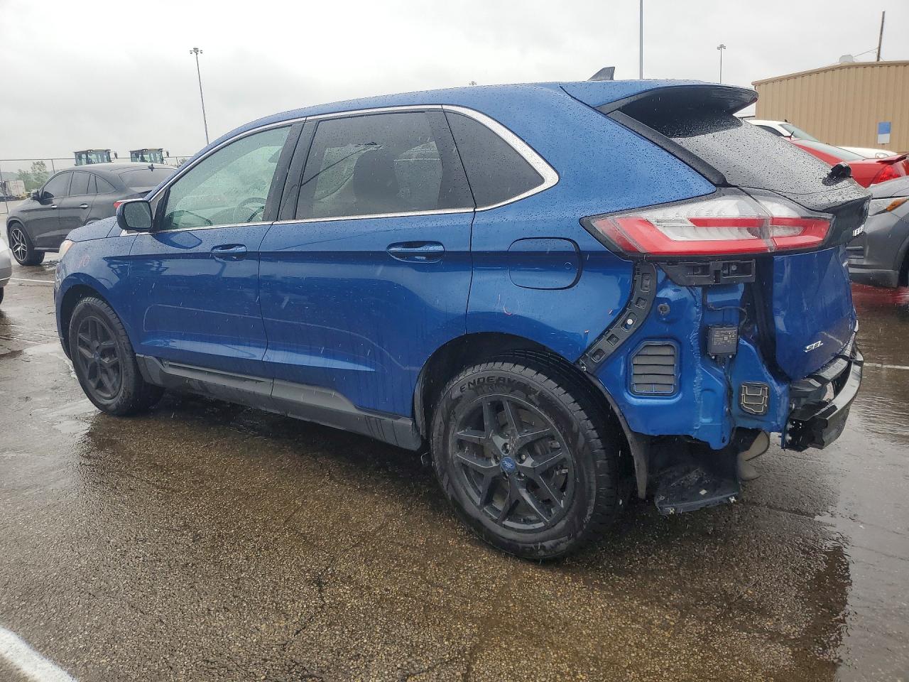 2022 Ford Edge Sel Blue vin: 2FMPK4J92NBA72381