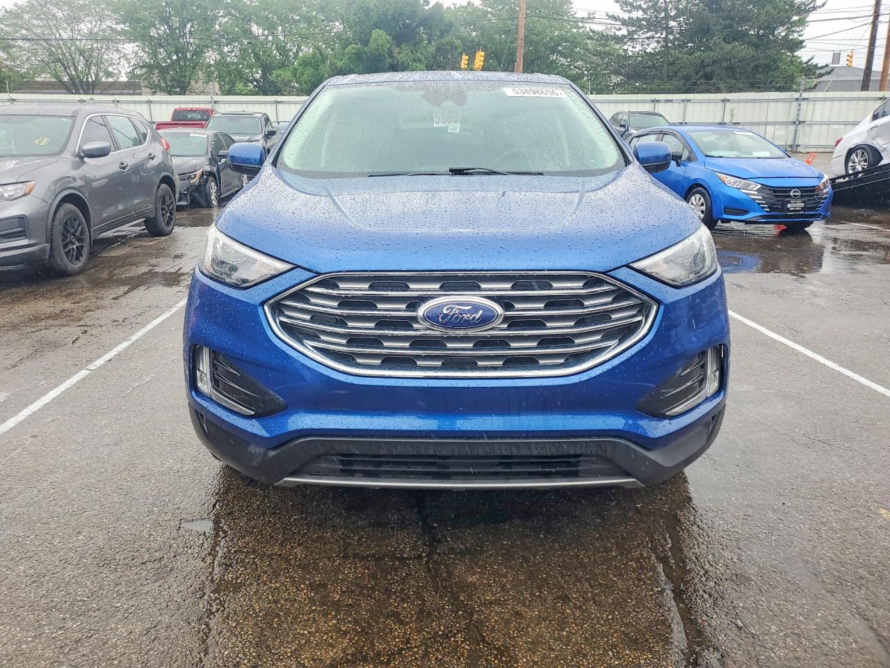 2022 Ford Edge Sel Blue vin: 2FMPK4J92NBA72381