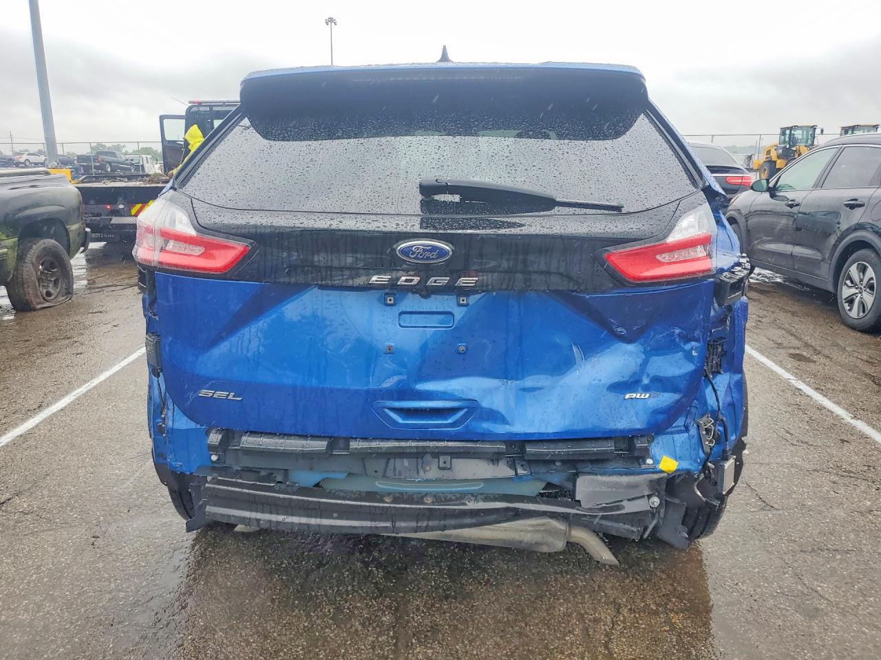 2022 Ford Edge Sel Blue vin: 2FMPK4J92NBA72381