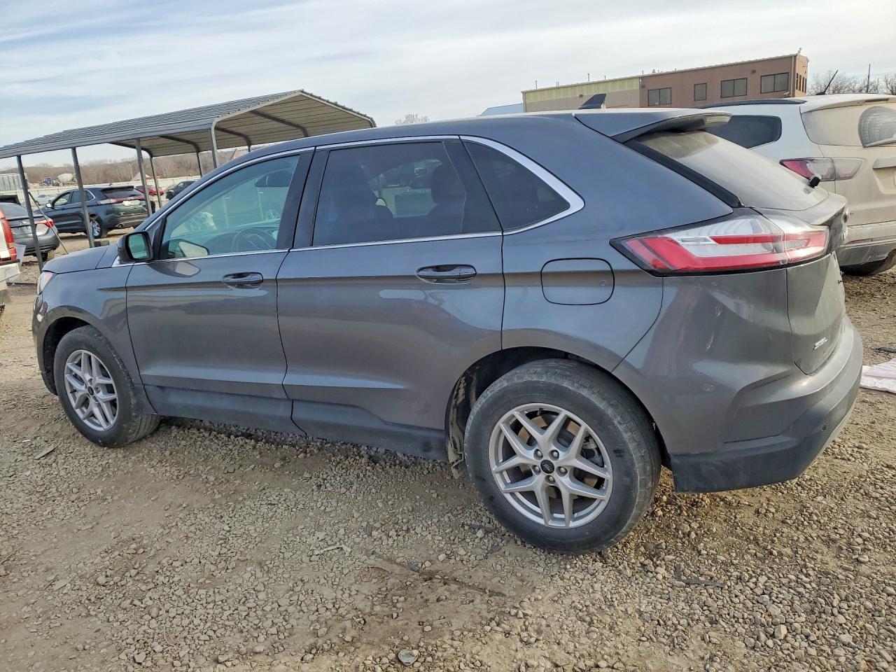 2024 Ford Edge Sel Gray vin: 2FMPK4J92RBA86268