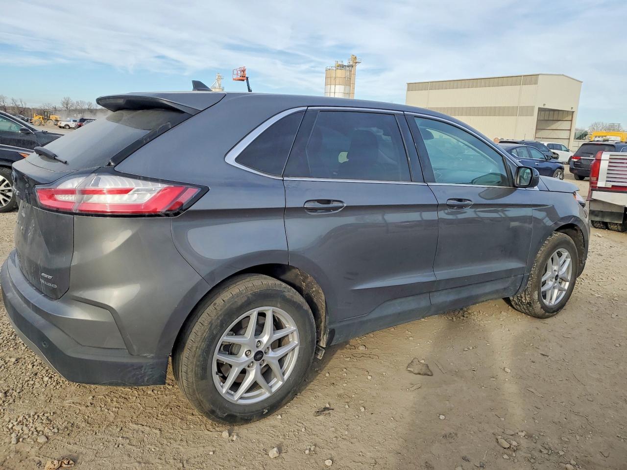 2024 Ford Edge Sel Gray vin: 2FMPK4J92RBA86268
