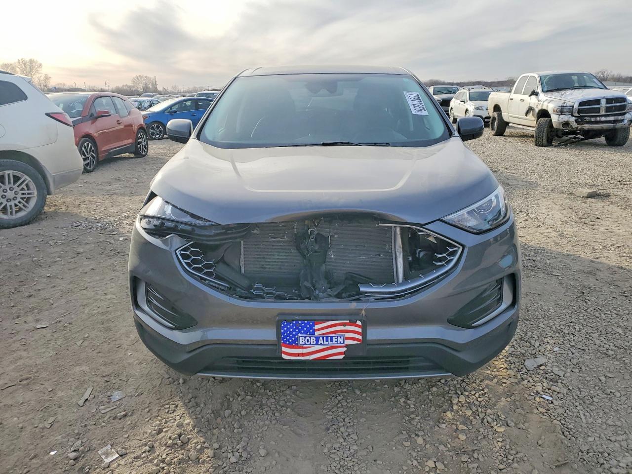 2024 Ford Edge Sel Gray vin: 2FMPK4J92RBA86268