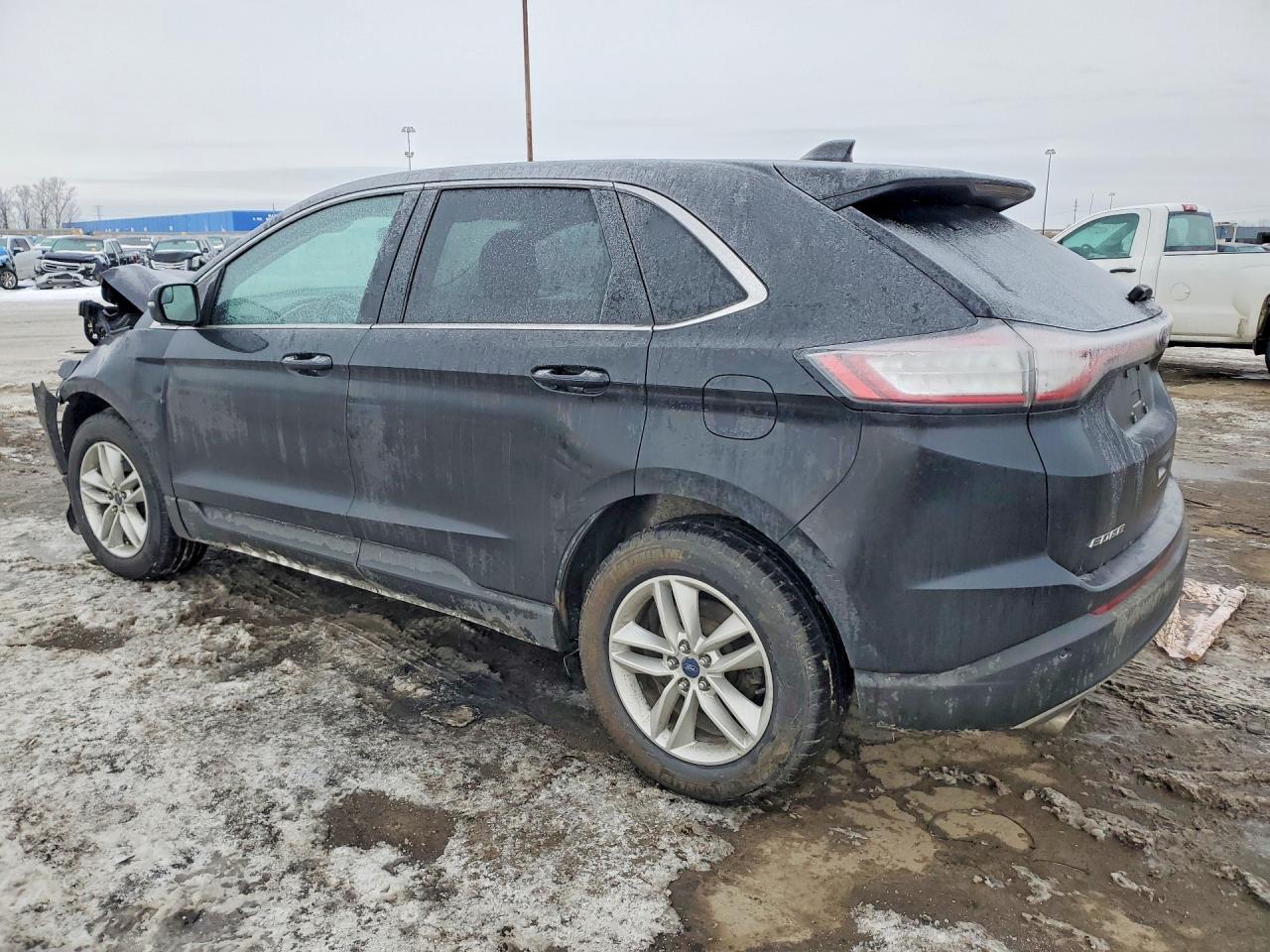2018 Ford Edge Sel Black vin: 2FMPK4J93JBB50581