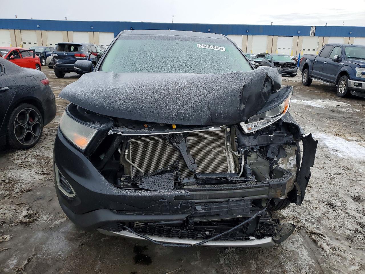 2018 Ford Edge Sel Black vin: 2FMPK4J93JBB50581