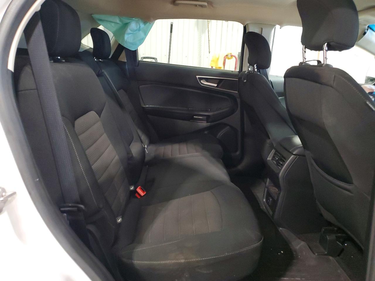 2019 Ford Edge Sel White vin: 2FMPK4J93KBB15167