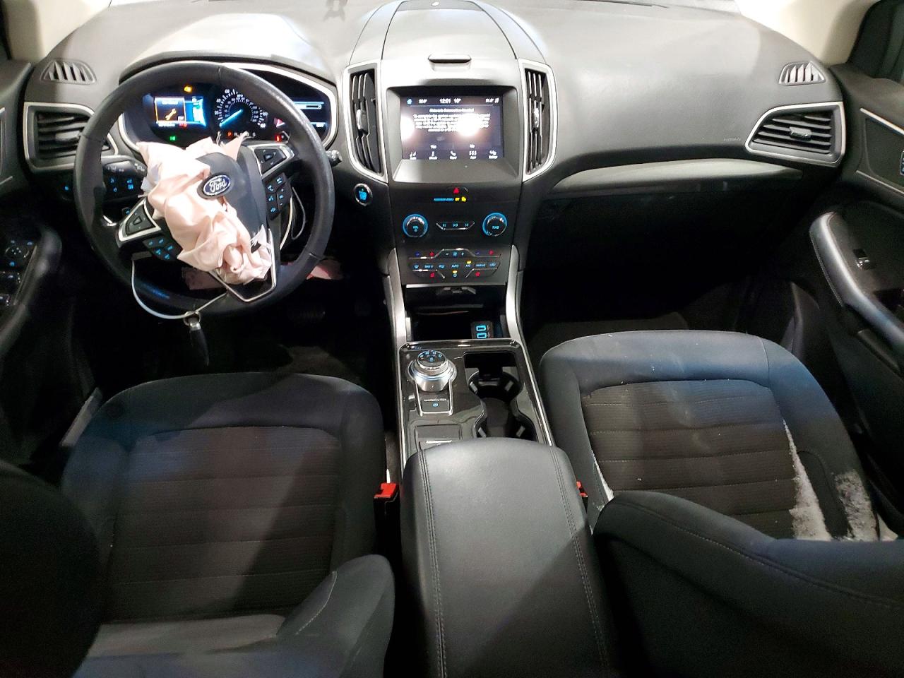 2019 Ford Edge Sel White vin: 2FMPK4J93KBB15167
