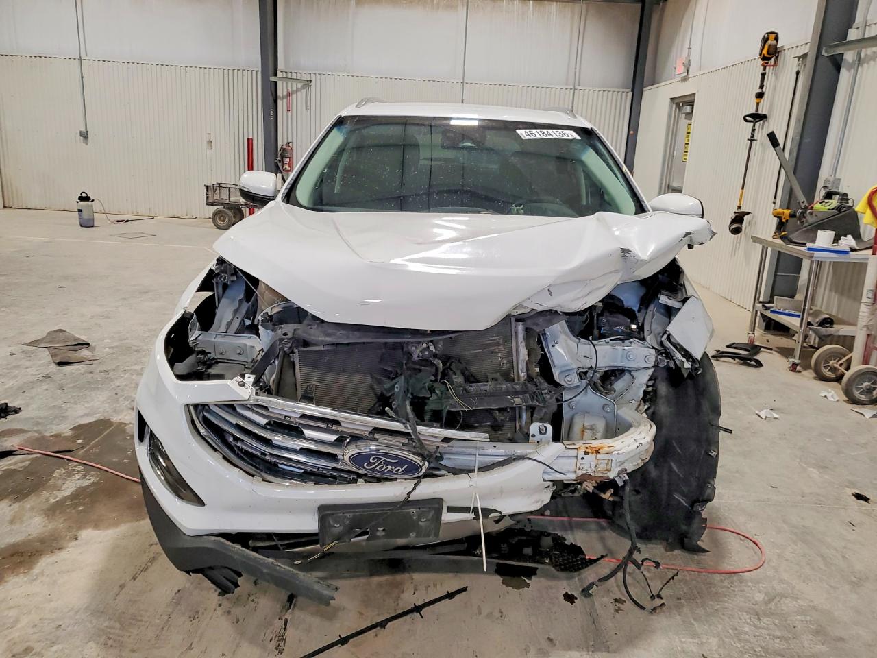 2019 Ford Edge Sel White vin: 2FMPK4J93KBB15167