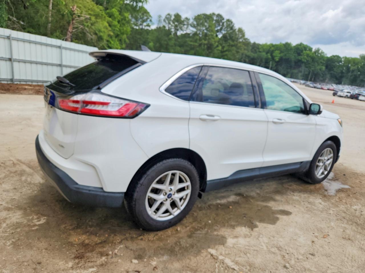 2022 Ford Edge Sel White vin: 2FMPK4J93NBA51233
