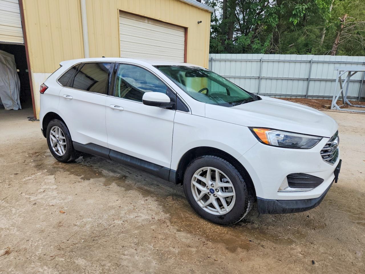 2022 Ford Edge Sel White vin: 2FMPK4J93NBA51233