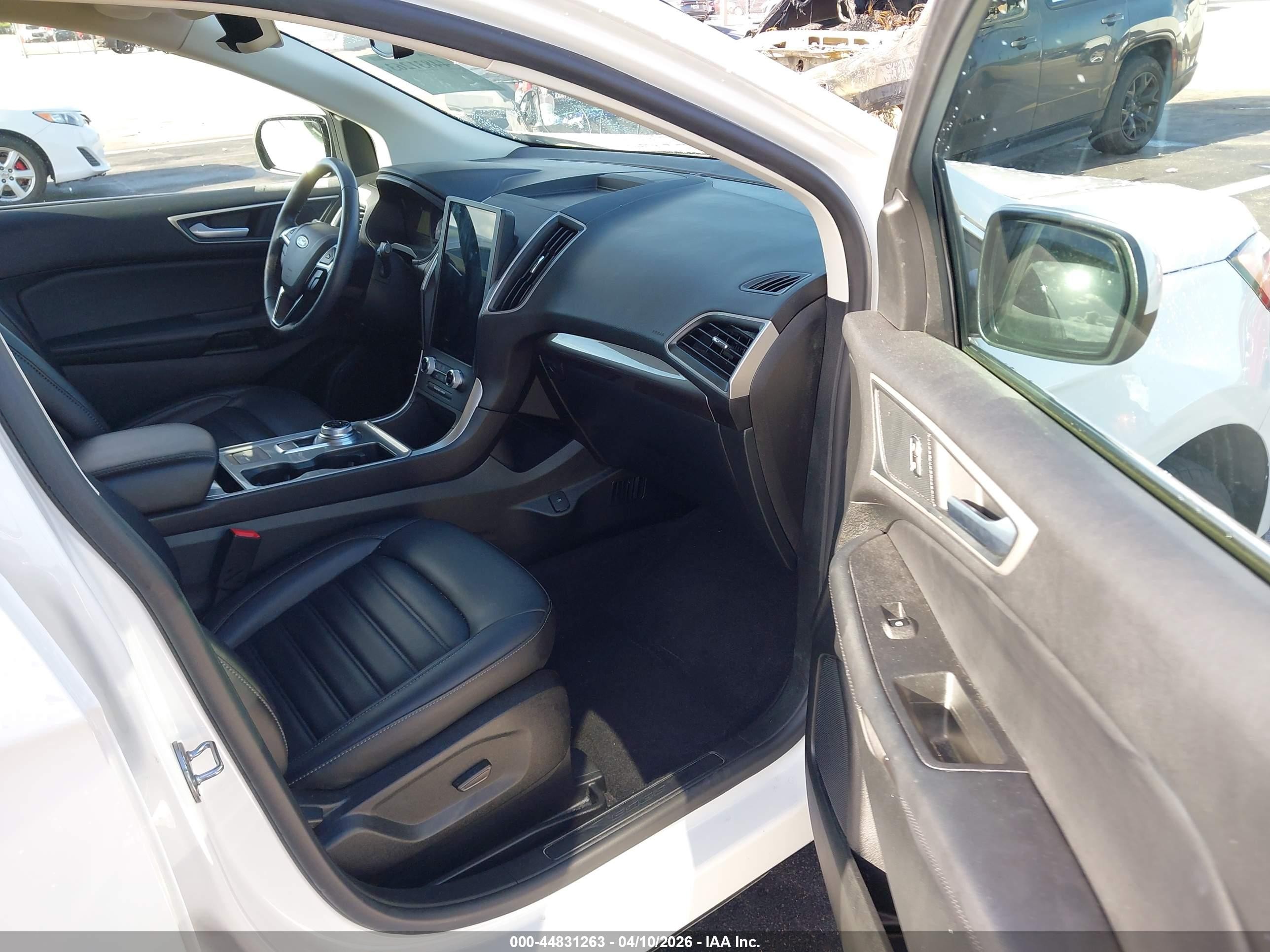 2024 Ford Edge Sel White vin: 2FMPK4J93RBA57166