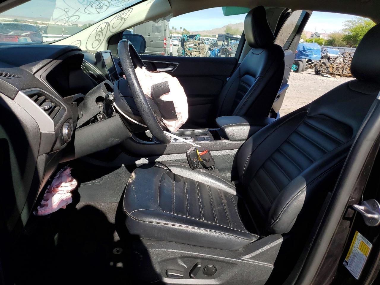 2024 Ford Edge Sel Черный vin: 2FMPK4J93RBA72167
