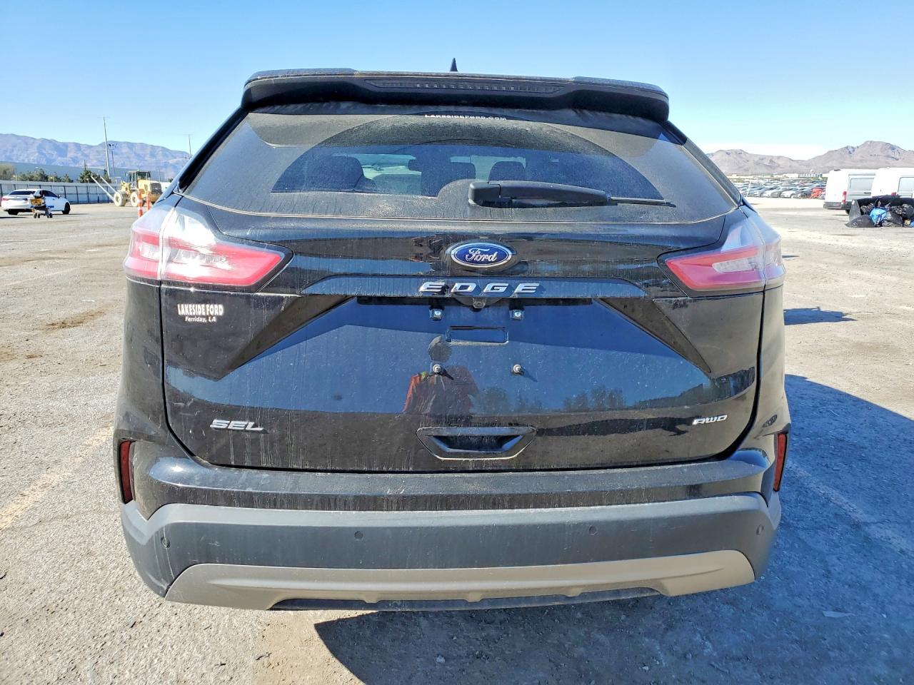 2024 Ford Edge Sel Черный vin: 2FMPK4J93RBA72167