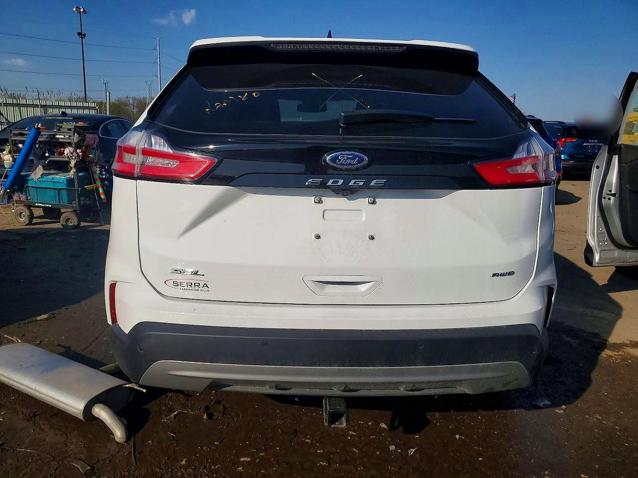 2024 Ford Edge Sel Белый vin: 2FMPK4J93RBB26454