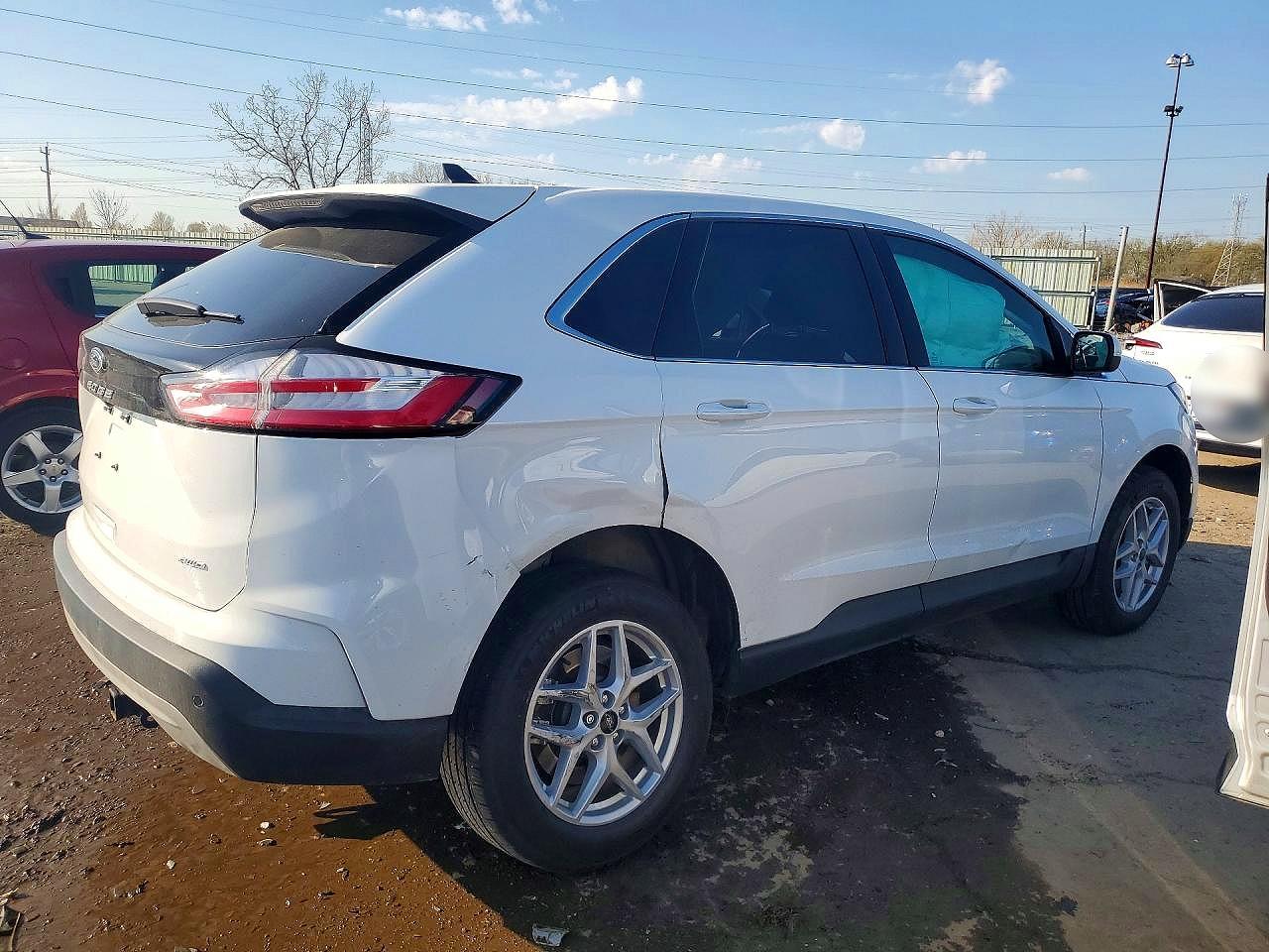 2024 Ford Edge Sel Белый vin: 2FMPK4J93RBB26454