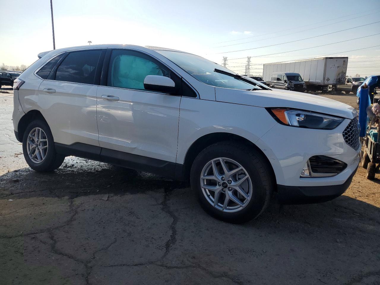 2024 Ford Edge Sel Белый vin: 2FMPK4J93RBB26454