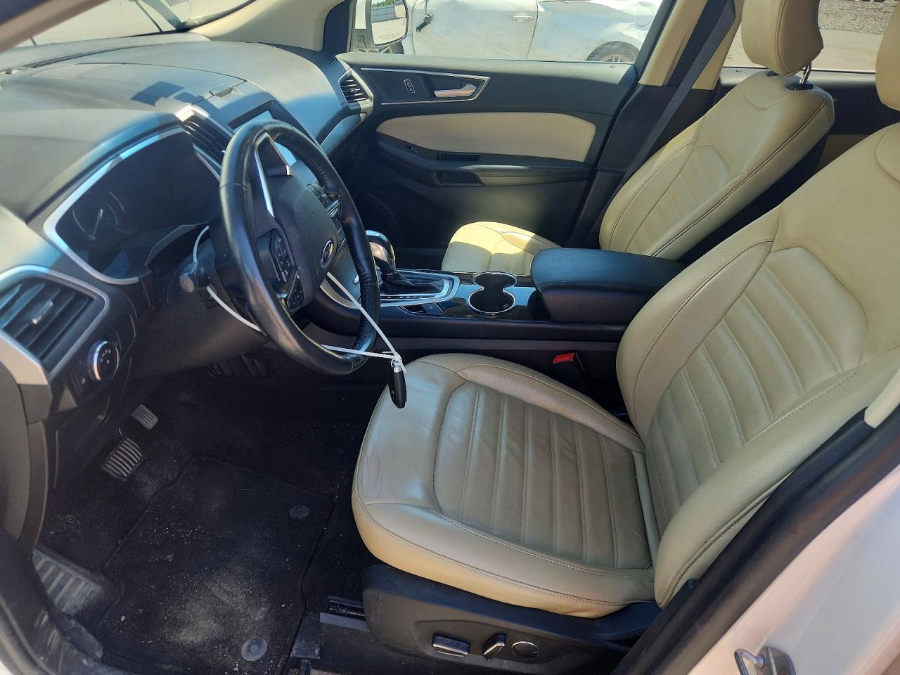 2017 Ford Edge White vin: 2FMPK4J94HBB54097