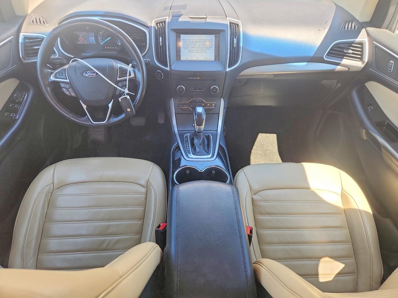 2017 Ford Edge White vin: 2FMPK4J94HBB54097