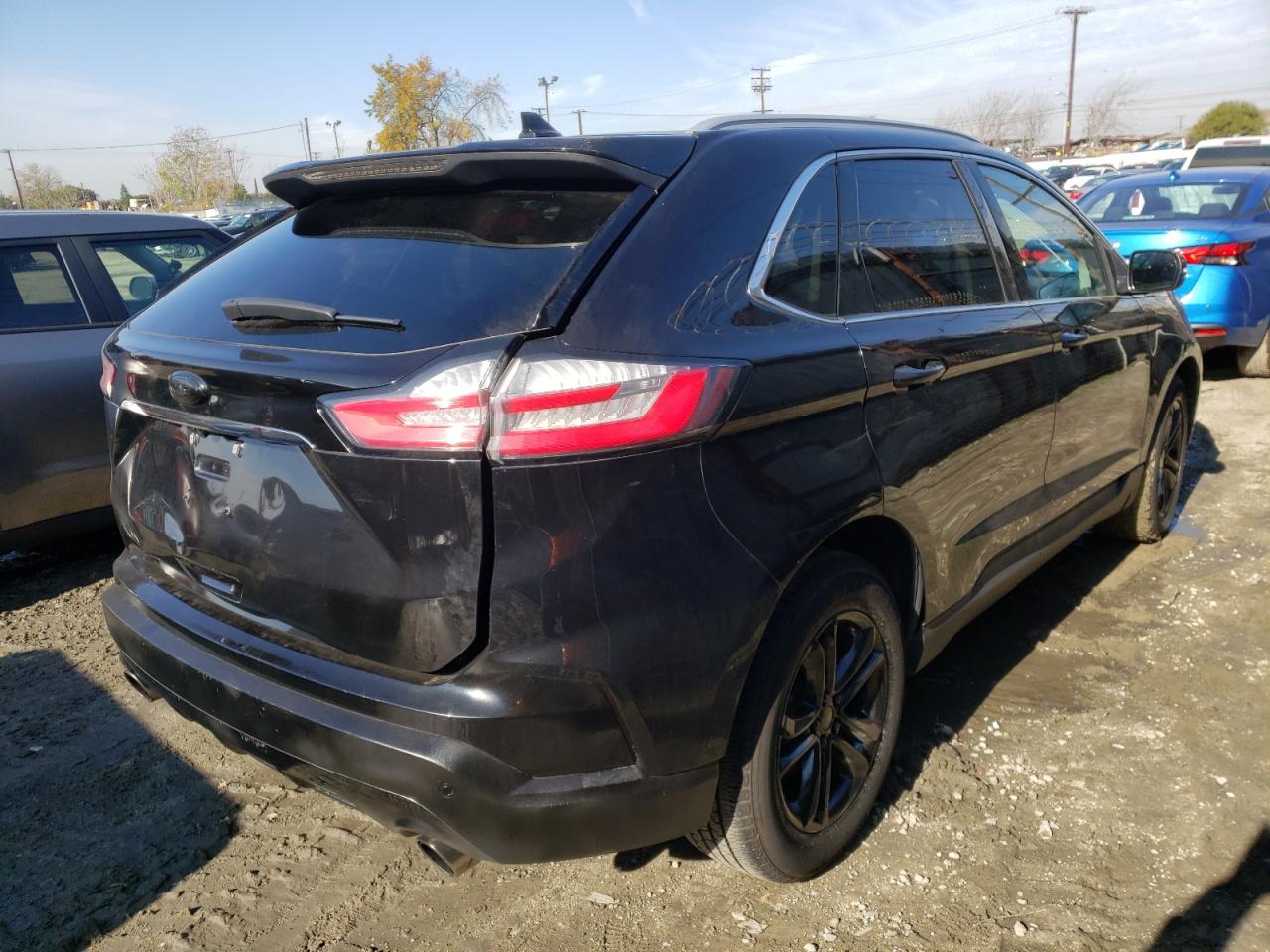 2020 Ford Edge Sel Black vin: 2FMPK4J94LBA30226