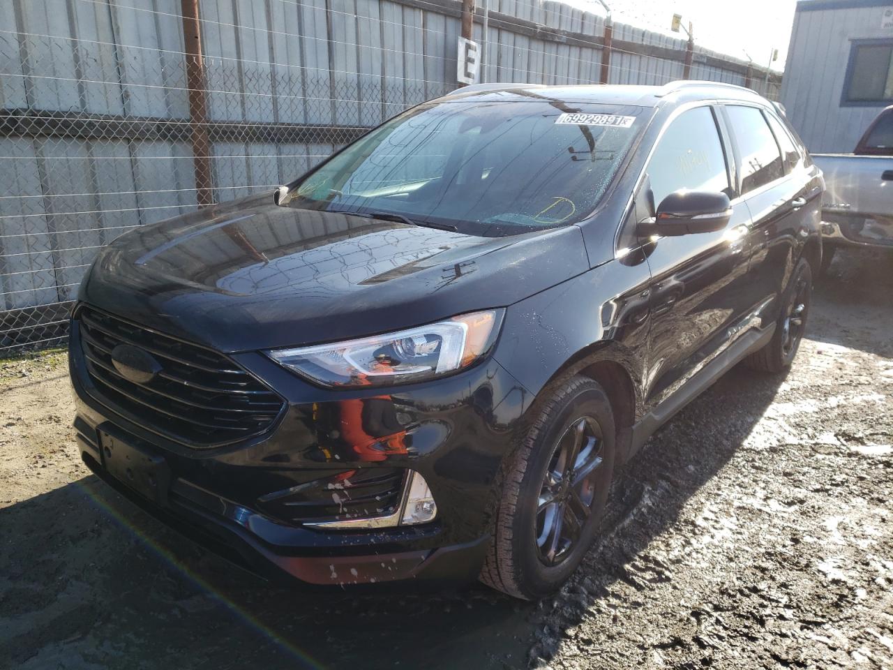 2020 Ford Edge Sel Black vin: 2FMPK4J94LBA30226