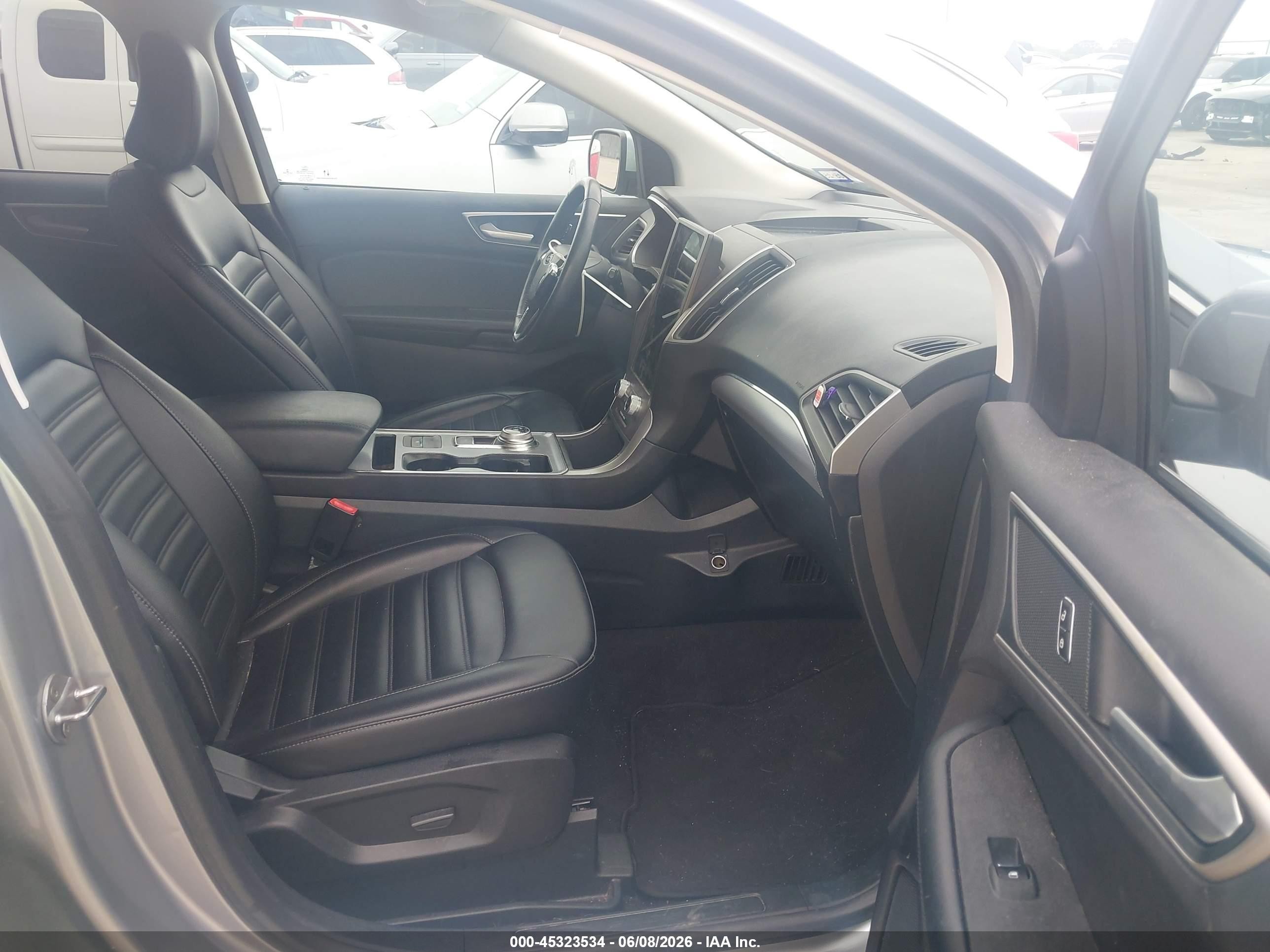 2021 Ford Edge Sel Silver vin: 2FMPK4J94MBA26582