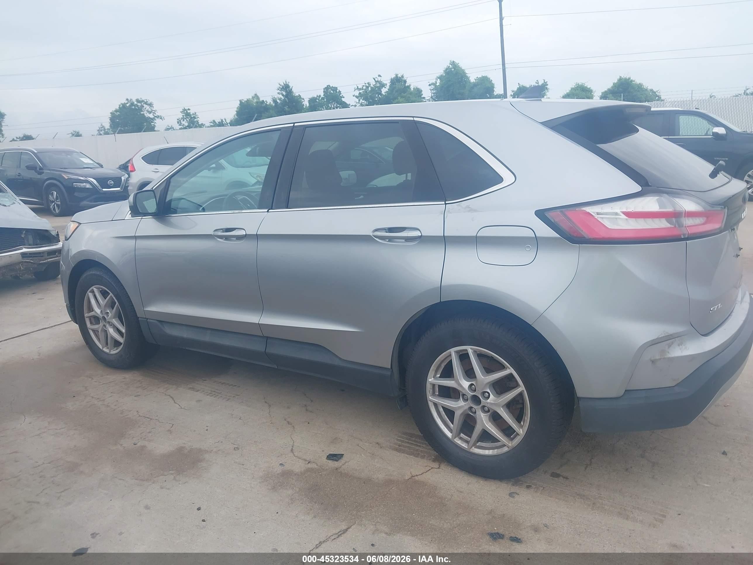 2021 Ford Edge Sel Silver vin: 2FMPK4J94MBA26582