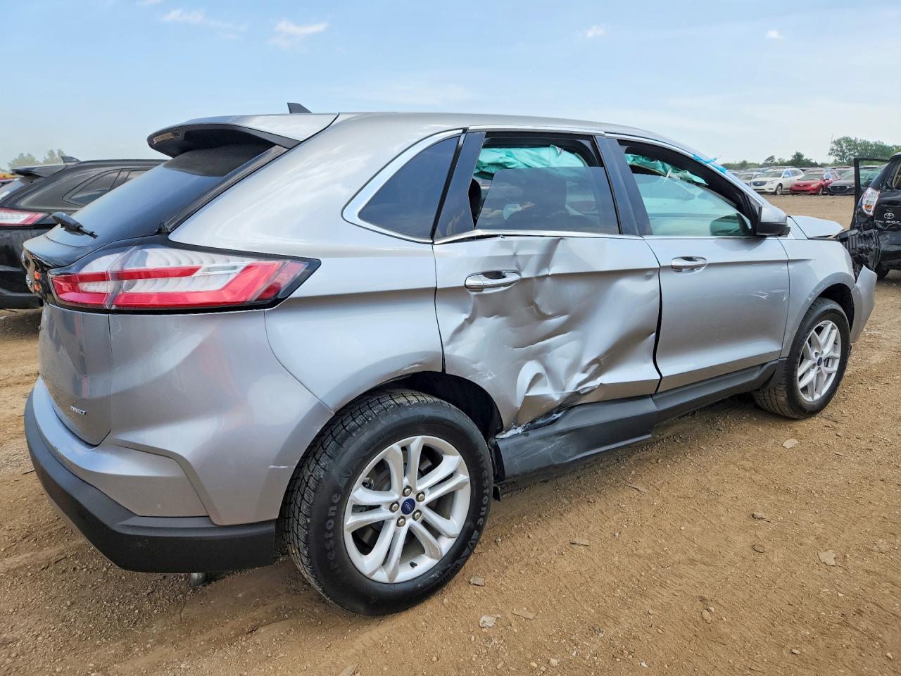 2022 Ford Edge Sel Silver vin: 2FMPK4J94NBA16541