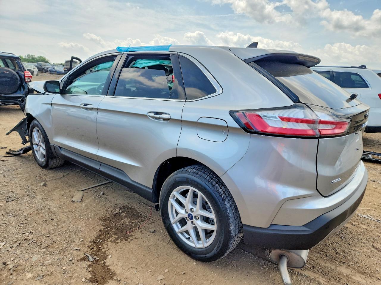 2022 Ford Edge Sel Silver vin: 2FMPK4J94NBA16541