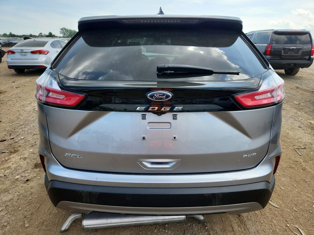 2022 Ford Edge Sel Silver vin: 2FMPK4J94NBA16541