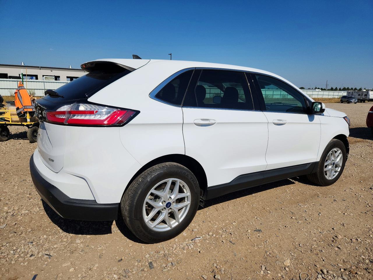 2022 Ford Edge Sel White vin: 2FMPK4J94NBA69210