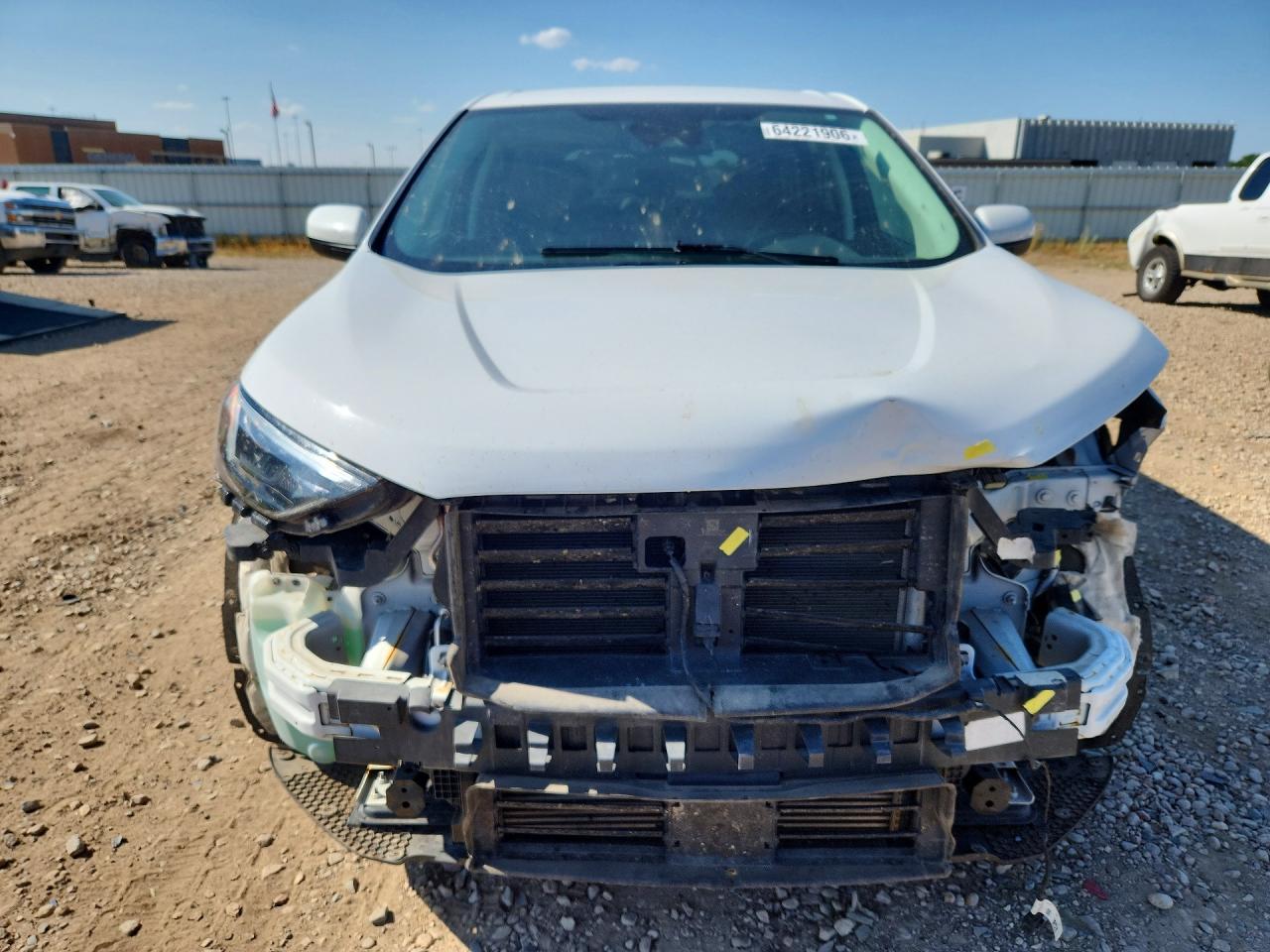 2022 Ford Edge Sel White vin: 2FMPK4J94NBA69210