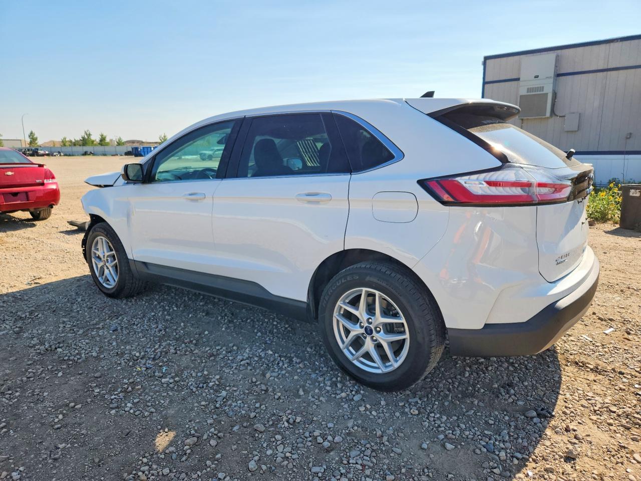2022 Ford Edge Sel White vin: 2FMPK4J94NBA69210