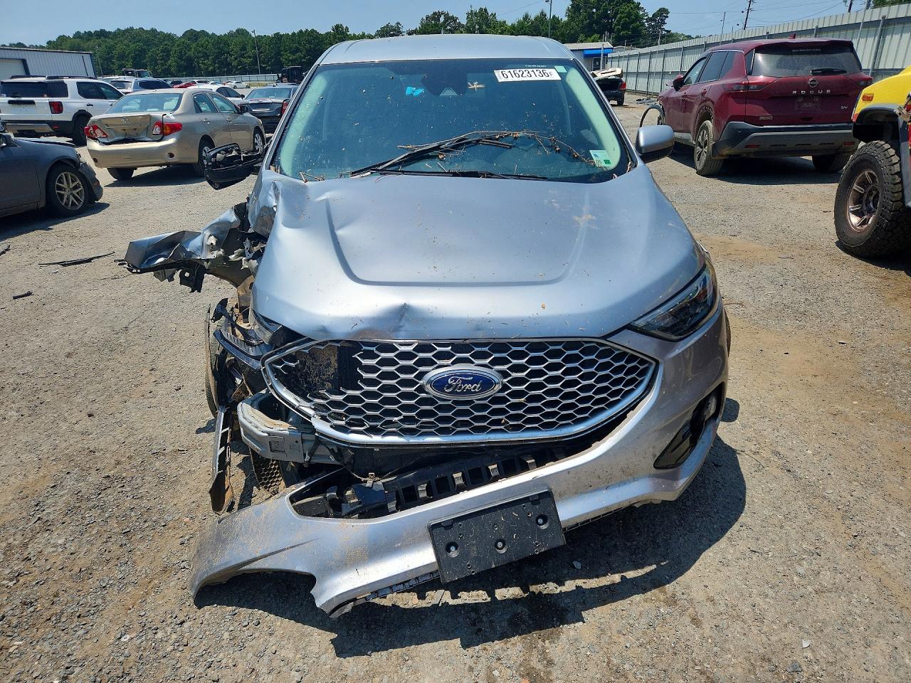 2024 Ford Edge Sel Silver vin: 2FMPK4J94RBA62263