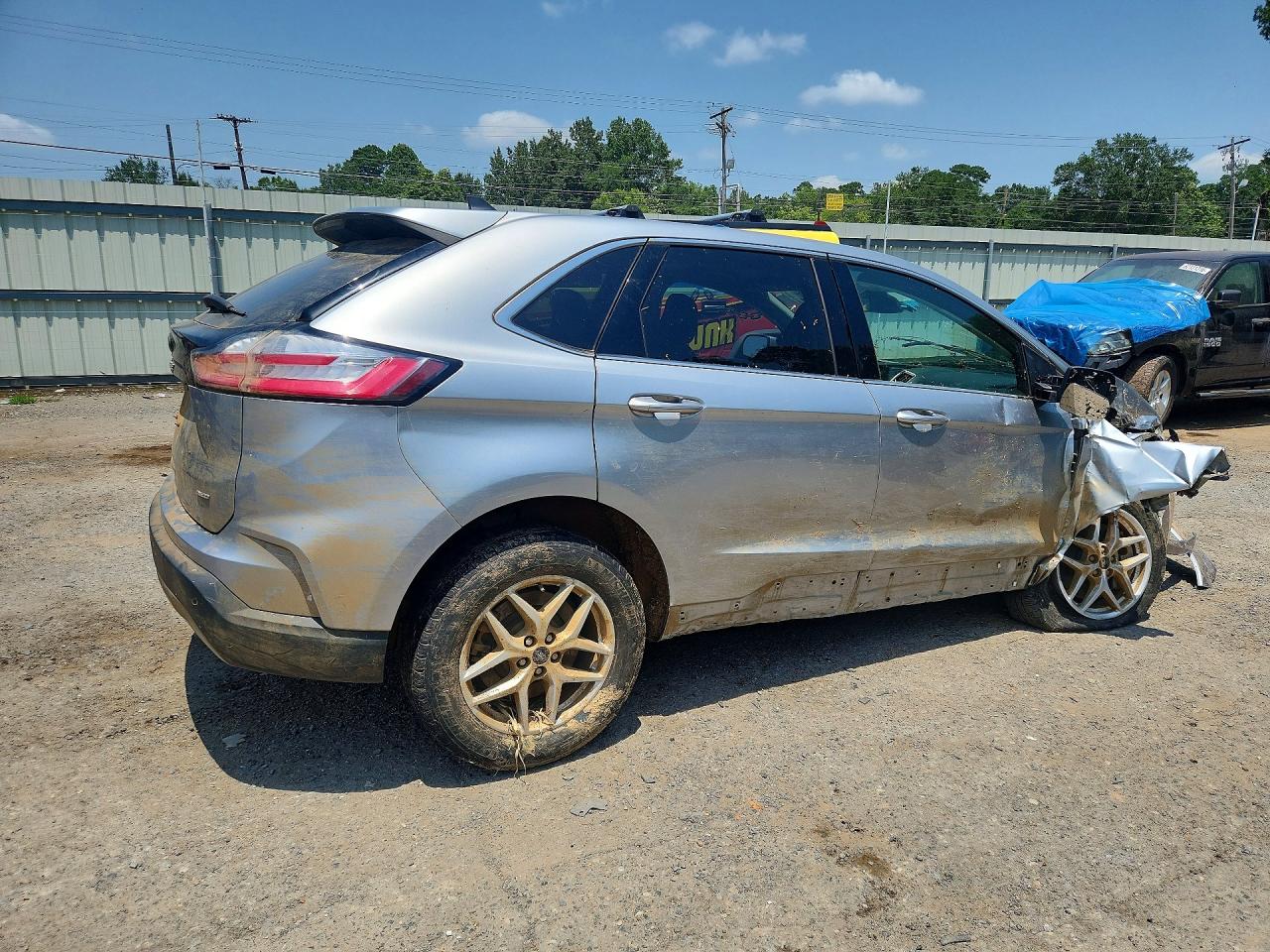 2024 Ford Edge Sel Silver vin: 2FMPK4J94RBA62263