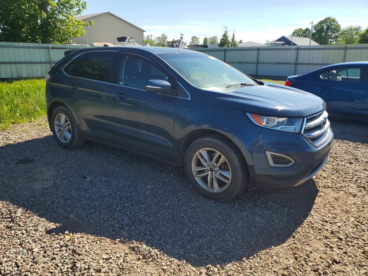 2016 Ford Edge Sel Blue vin: 2FMPK4J95GBC61755