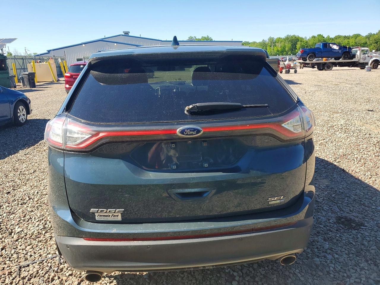 2016 Ford Edge Sel Blue vin: 2FMPK4J95GBC61755