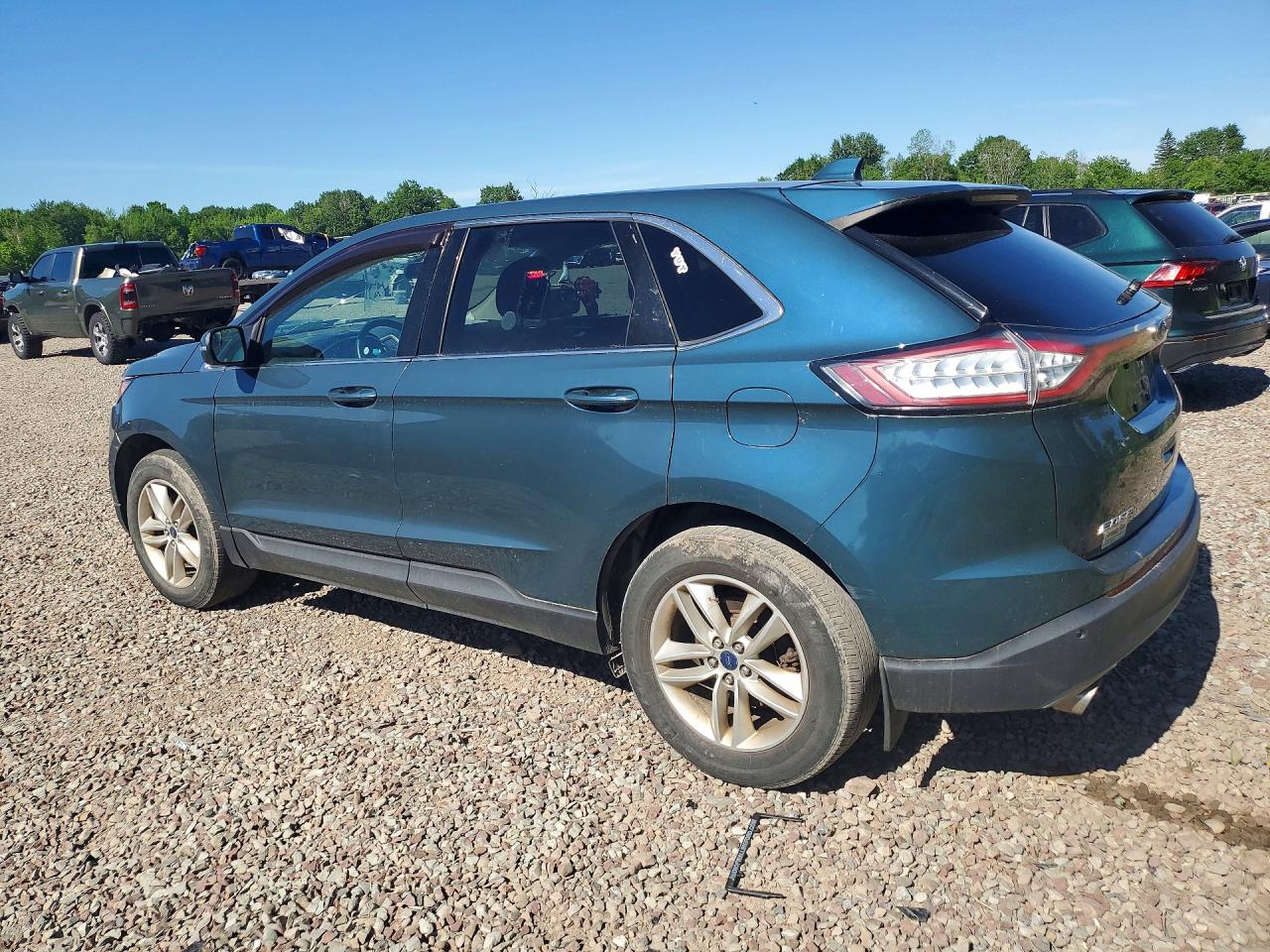 2016 Ford Edge Sel Blue vin: 2FMPK4J95GBC61755