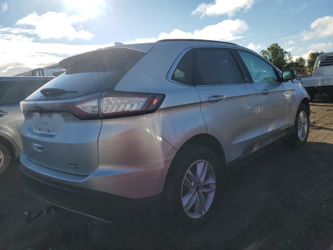 2017 Ford Edge Sel Серебряный vin: 2FMPK4J95HBB68168