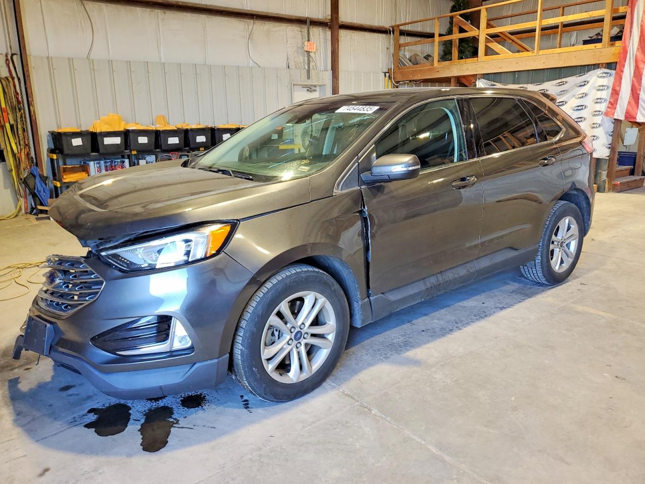 2019 Ford Edge Sel Blue vin: 2FMPK4J95KBB61454