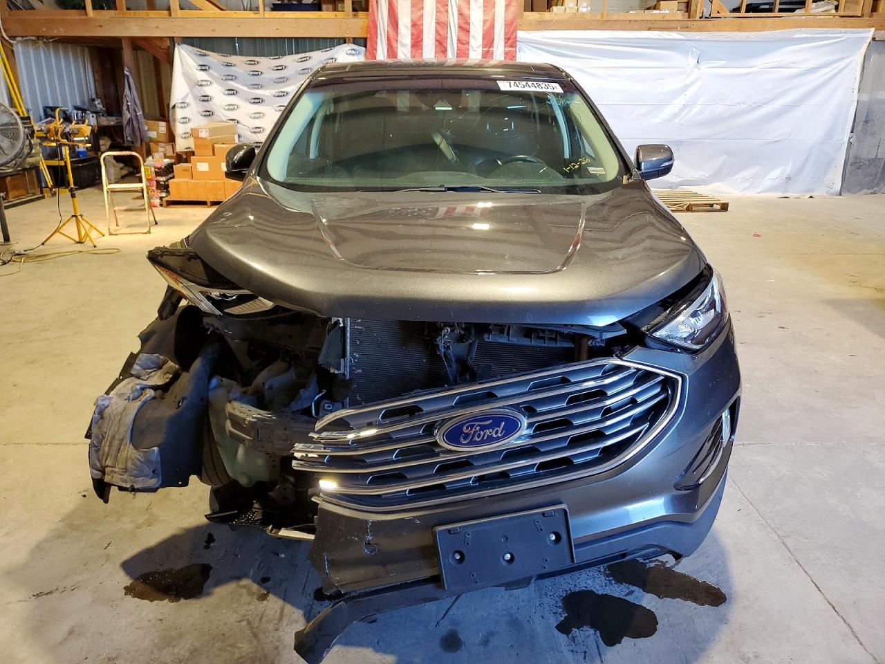 2019 Ford Edge Sel Blue vin: 2FMPK4J95KBB61454
