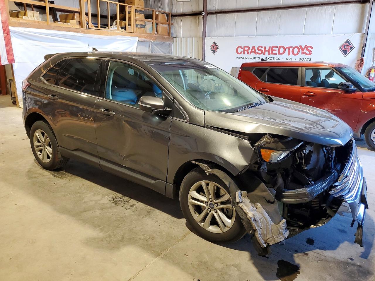 2019 Ford Edge Sel Blue vin: 2FMPK4J95KBB61454