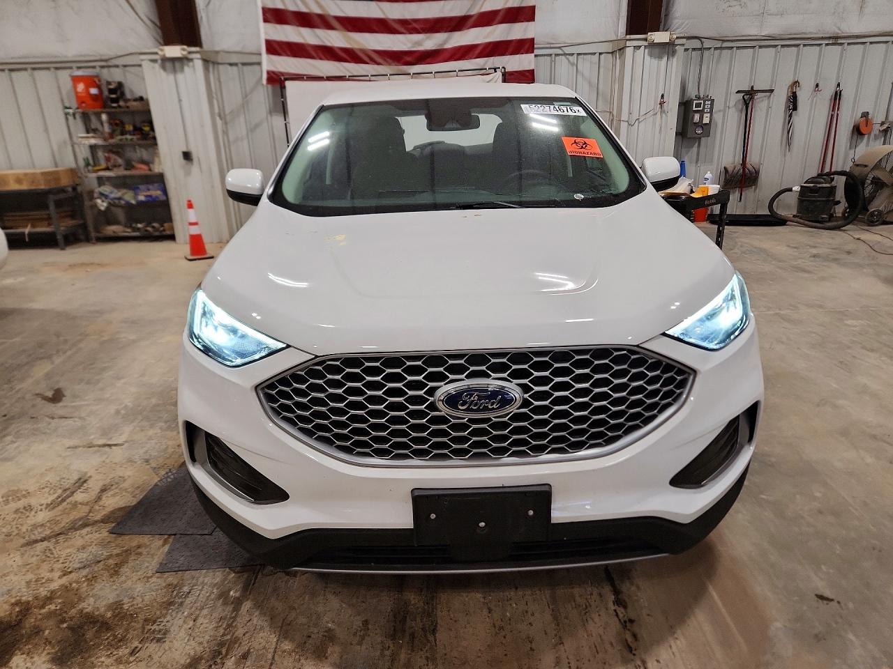 2024 Ford Edge Sel White vin: 2FMPK4J95RBA72042