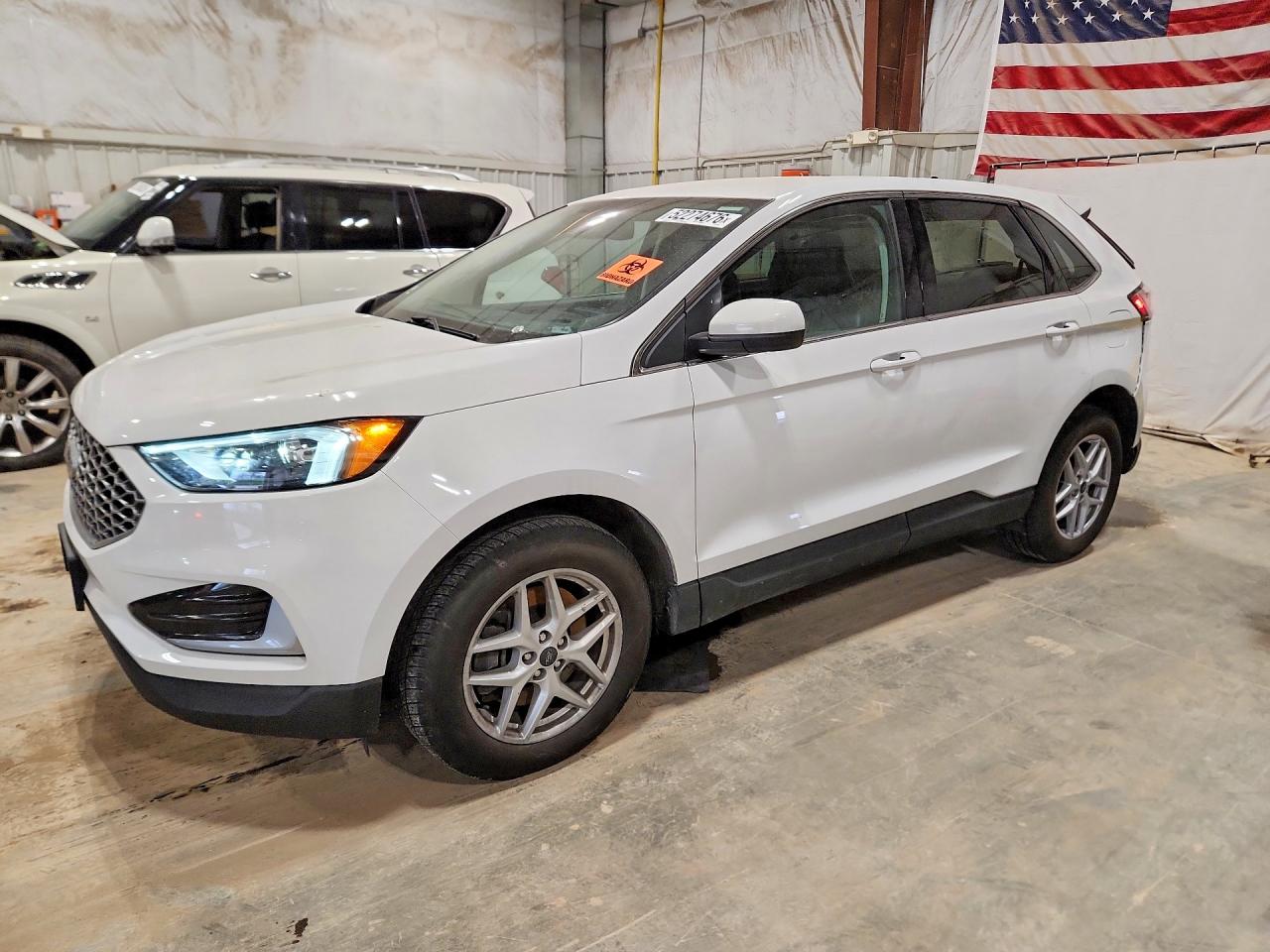 2024 Ford Edge Sel White vin: 2FMPK4J95RBA72042