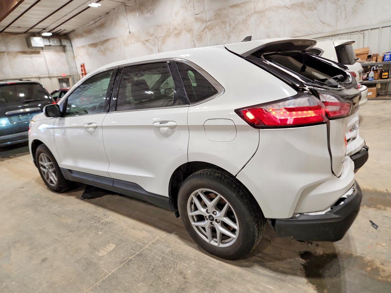 2024 Ford Edge Sel White vin: 2FMPK4J95RBA72042